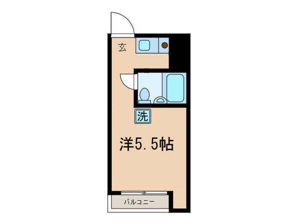 ブリス神楽坂（３０２）の物件間取画像